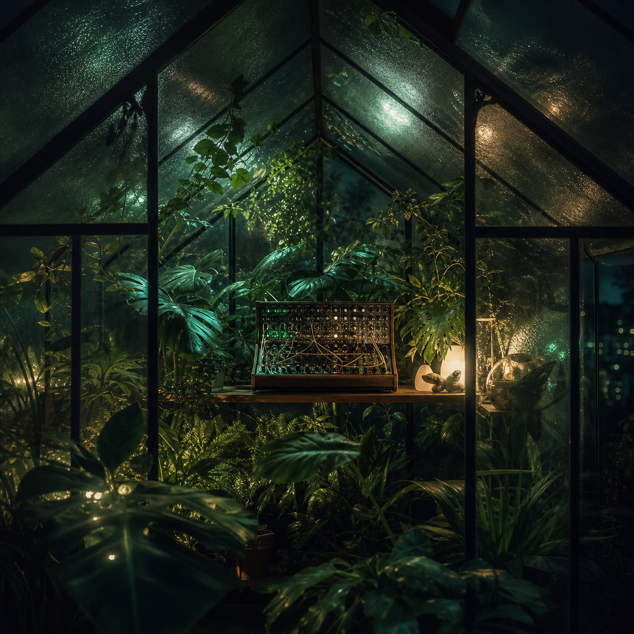 Cover artwork for Glass Garden, a Downtempo track by MusicGPT Studio